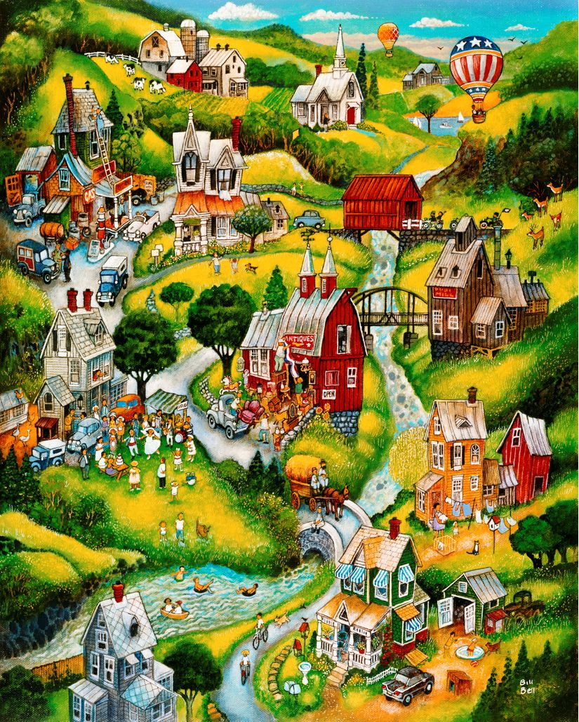 Country Summer Wall Mural