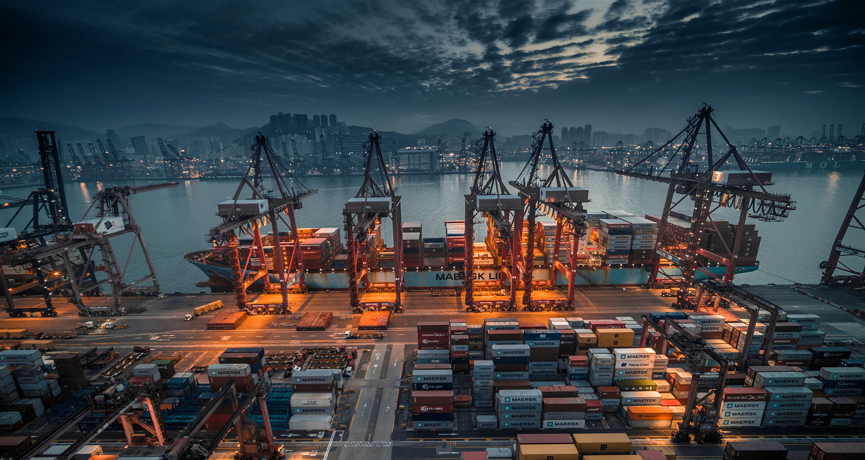 Container Port Picture. Download Free Image