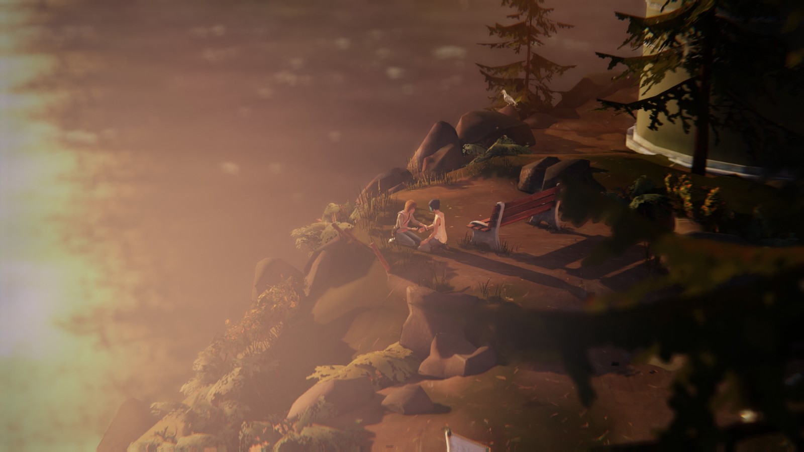 Max Caulfield, Chloe Price, Life Is Strange, Arcadia Bay, Lighthouse Wallpaper HD / Desktop and Mobile Background