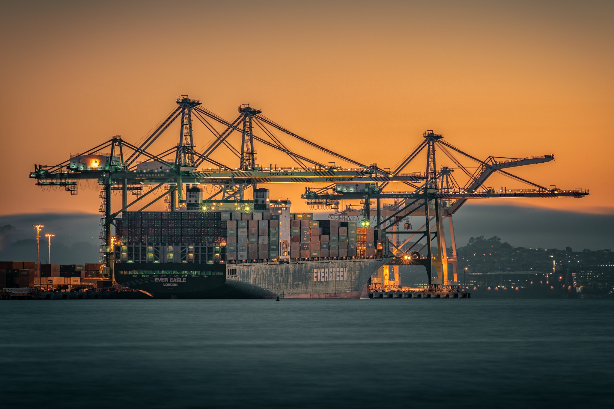 Download Ship Vehicle Container Ship HD Wallpaper