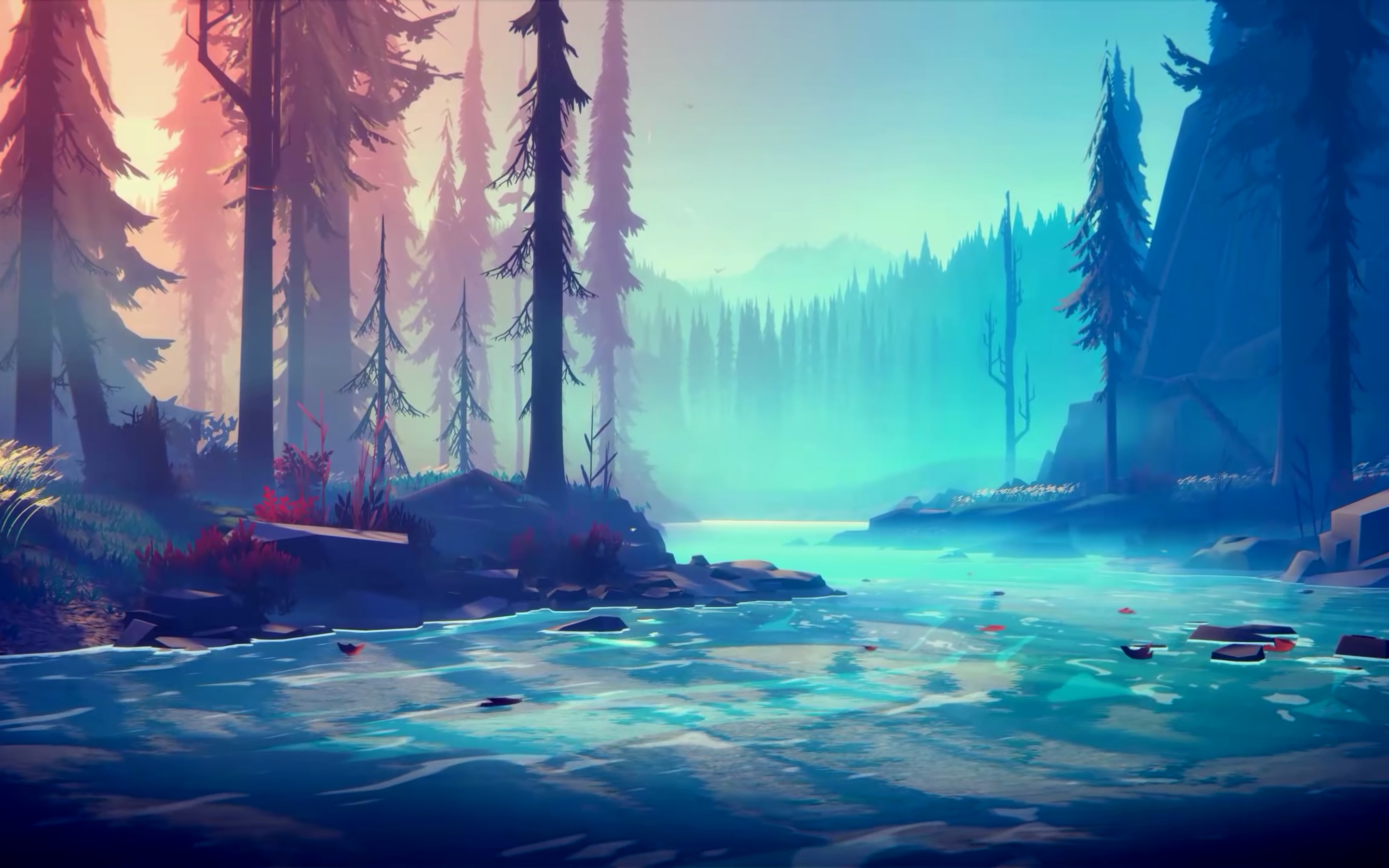 Among Trees Minimalist Macbook Pro Retina , HD 4k Wallpaper Image, Background, Photos and Picture