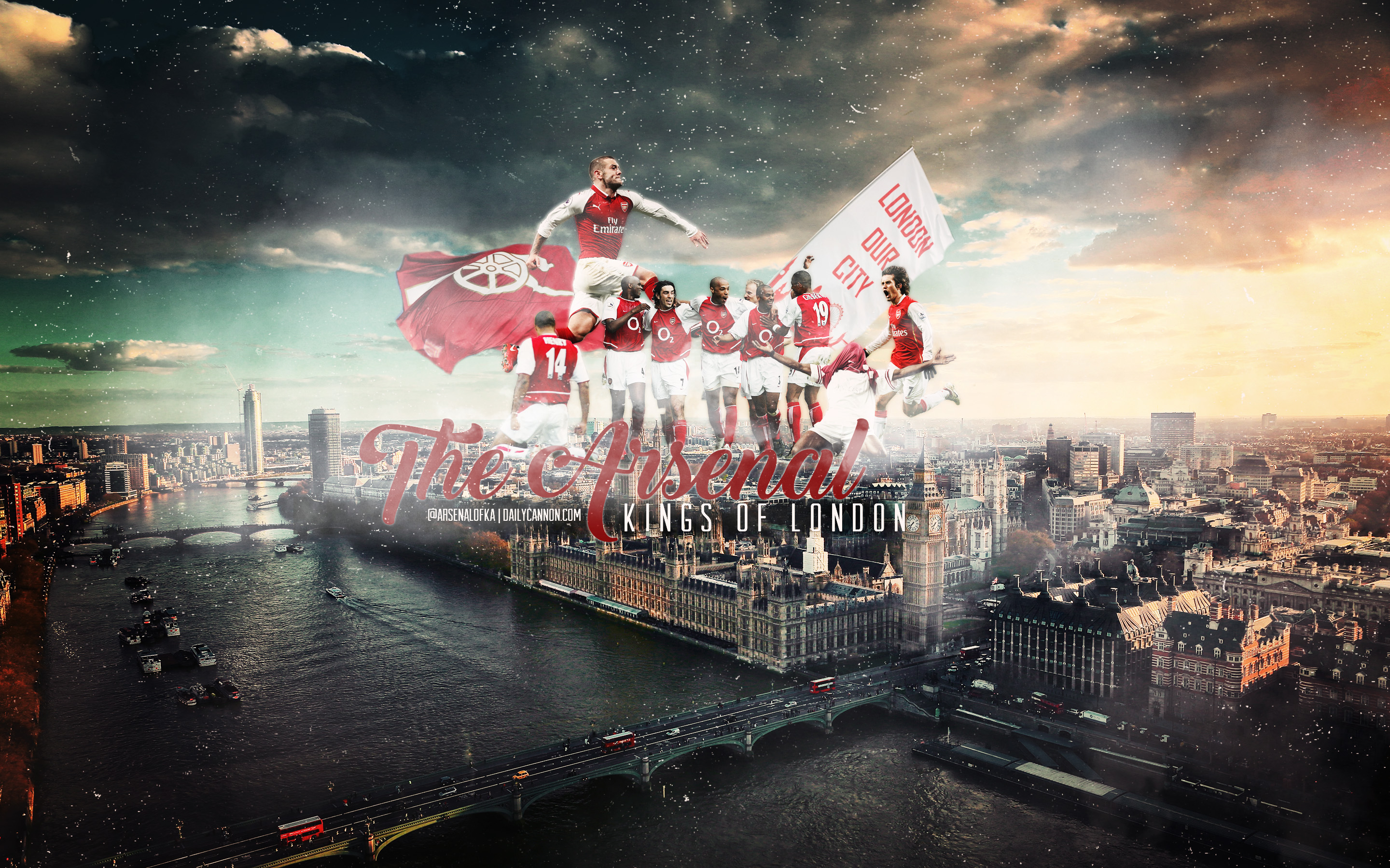 Arsenal: Official Kings Of London wallpaper
