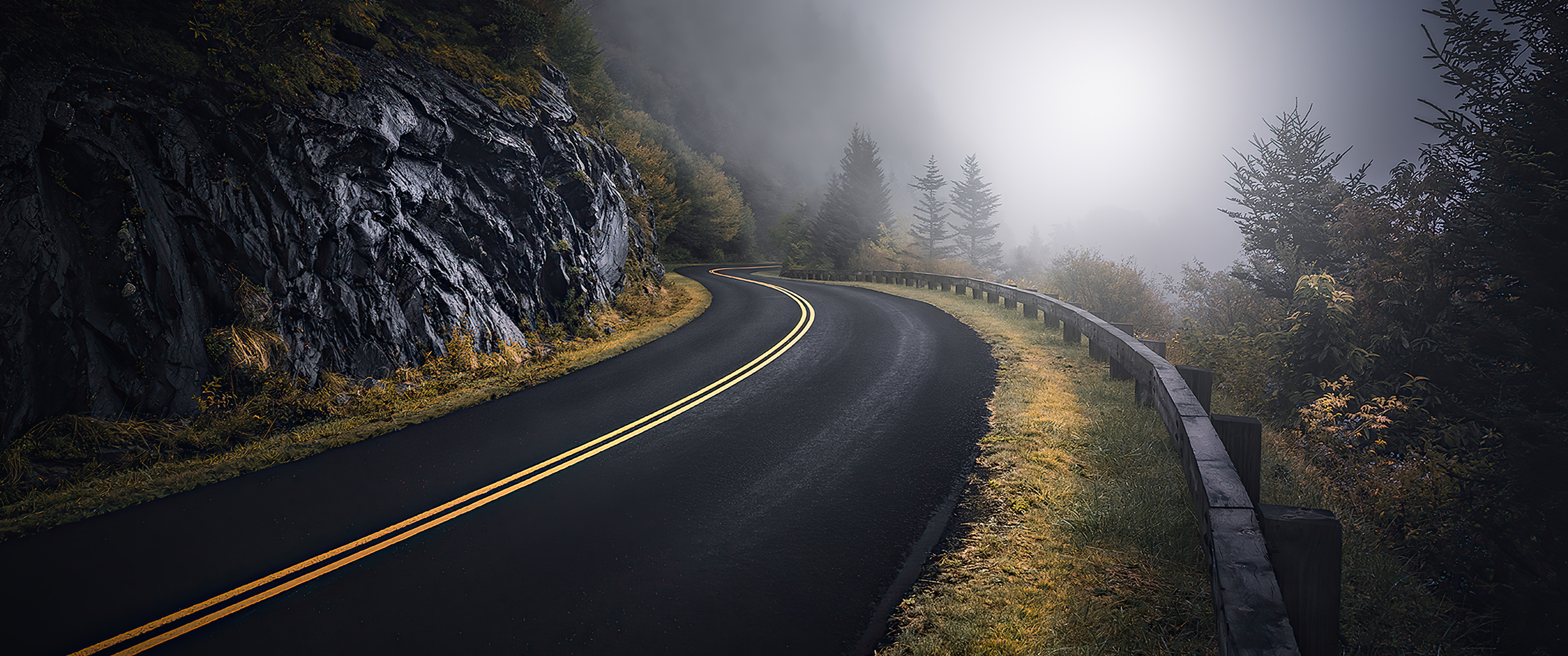 Blue Ridge Parkway Road Of Mountains 4k UltraWide Quad HD 1440P , HD 4k Wallpaper, Image, Background, Photos and Picture