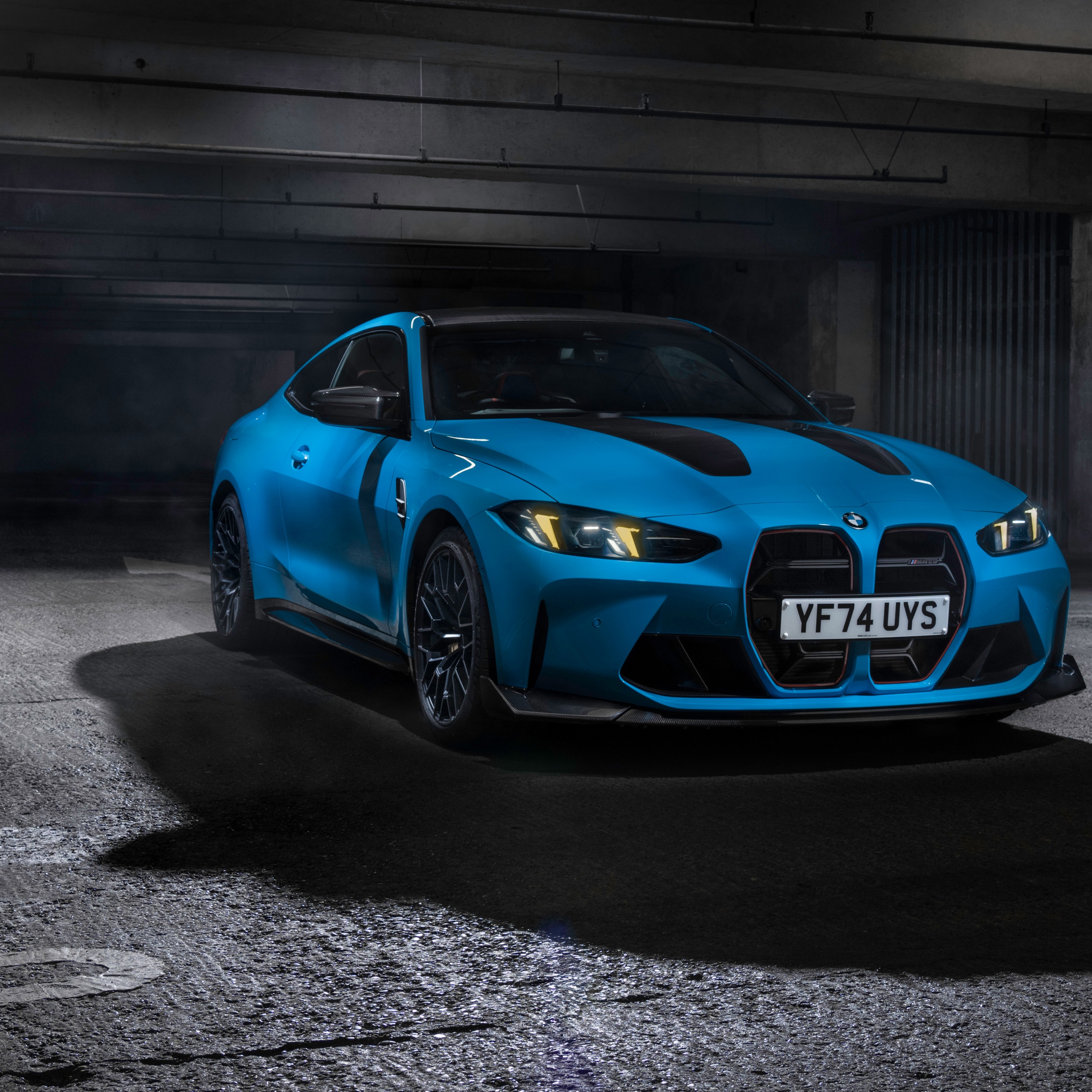 BMW M4 CS Wallpaper 4K, Dark aesthetic, 2025, 5K, 8K