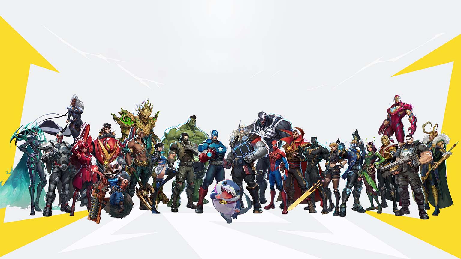 Marvel Rivals Characters Desktop Wallpaper Wallpaper 4k