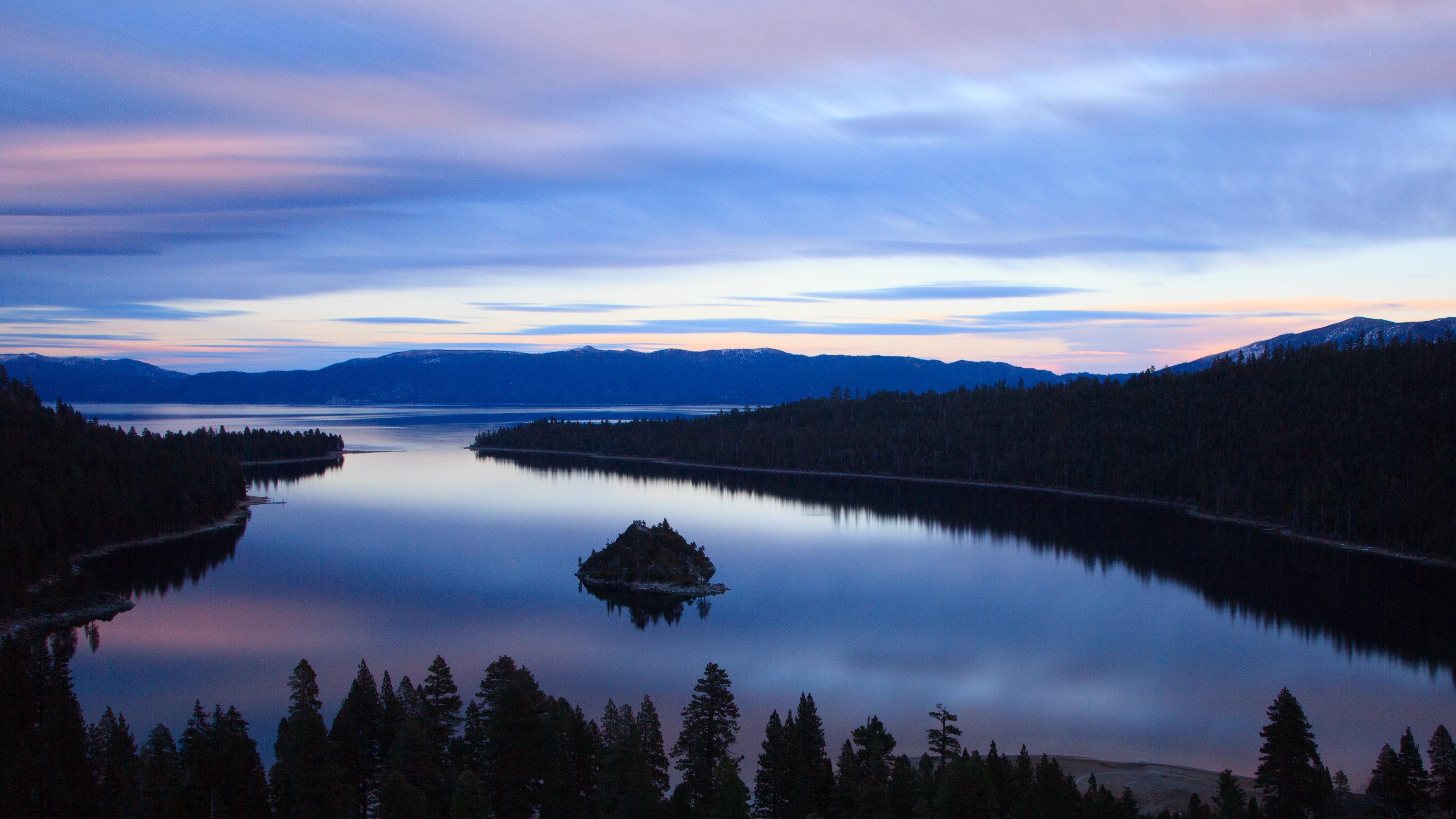 Emerald Bay Wallpaper 4K, Lake Tahoe, California