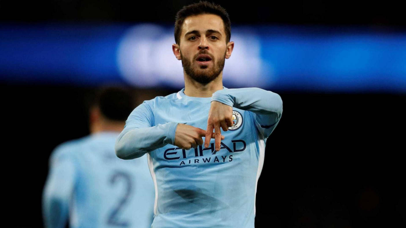 Download Bernardo Silva Forming A Symbol With His Fingers Wallpaper