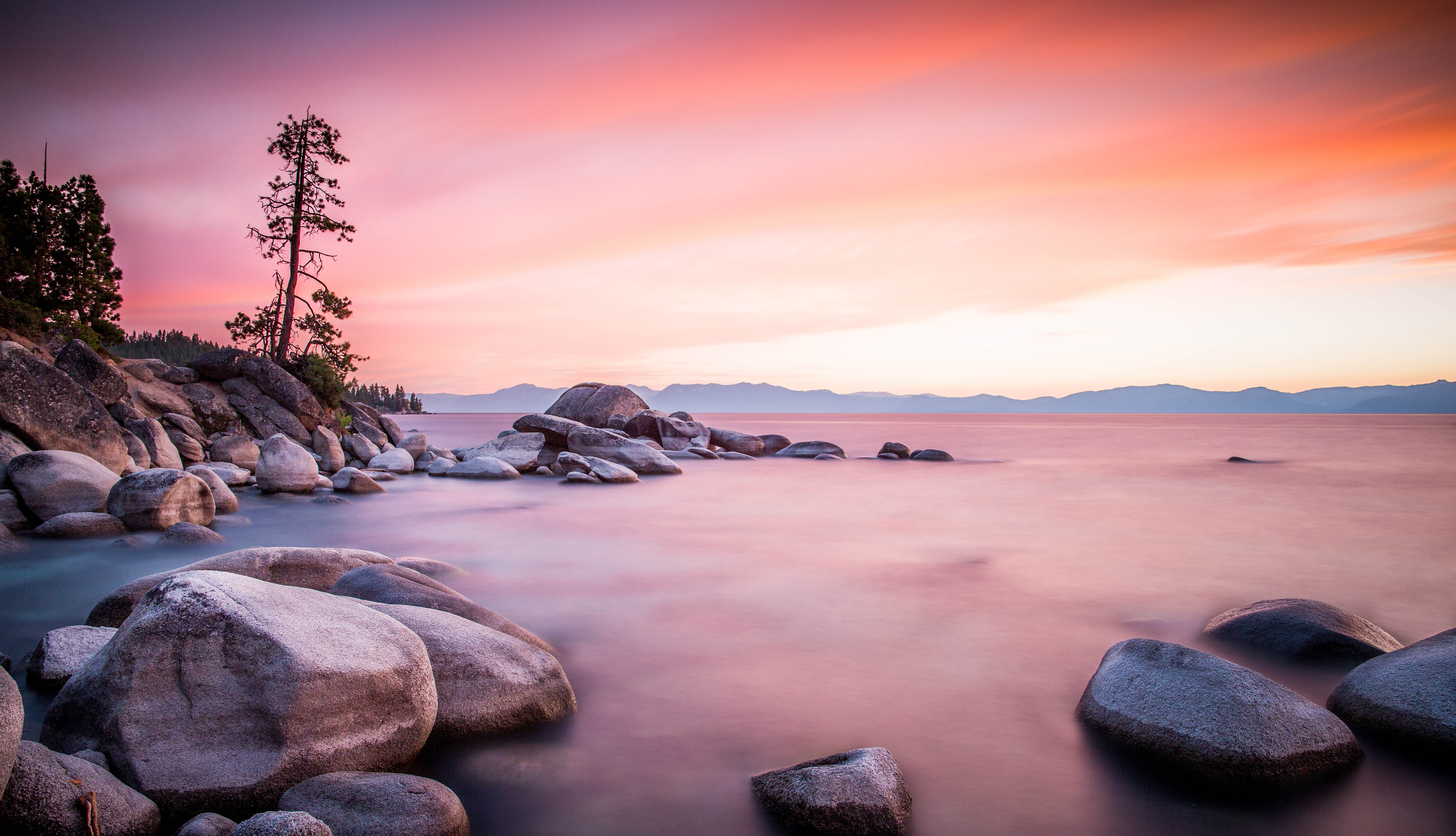 Download Sky Lake Nature Lake Tahoe 4k Ultra HD Wallpaper
