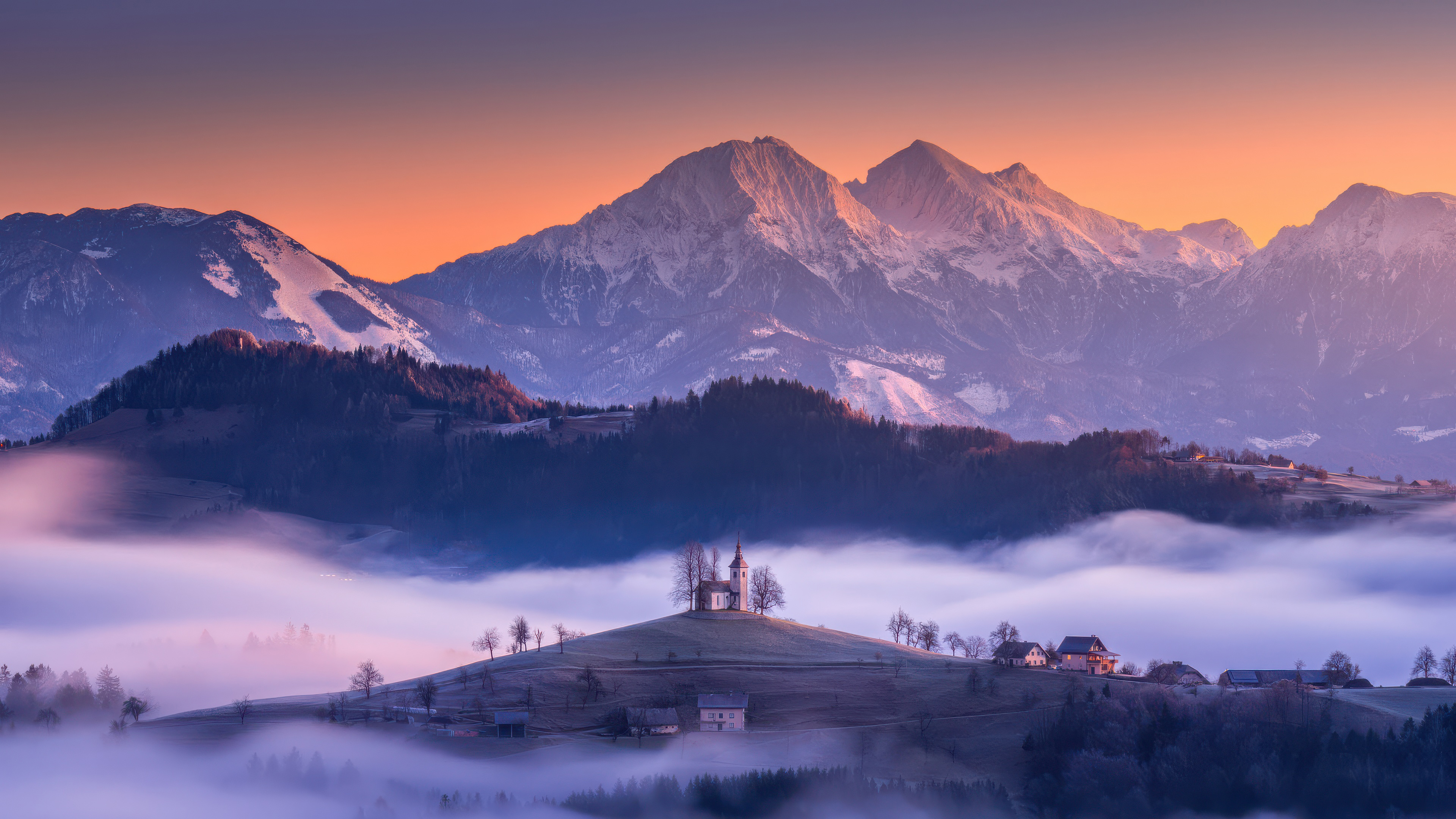 Slovenian Churches Wallpaper, HD Nature Wallpaper, 4k Wallpaper, Image, Background, Photos and Picture