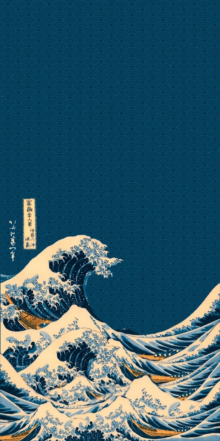 the great wave off kanagawa wallpaper