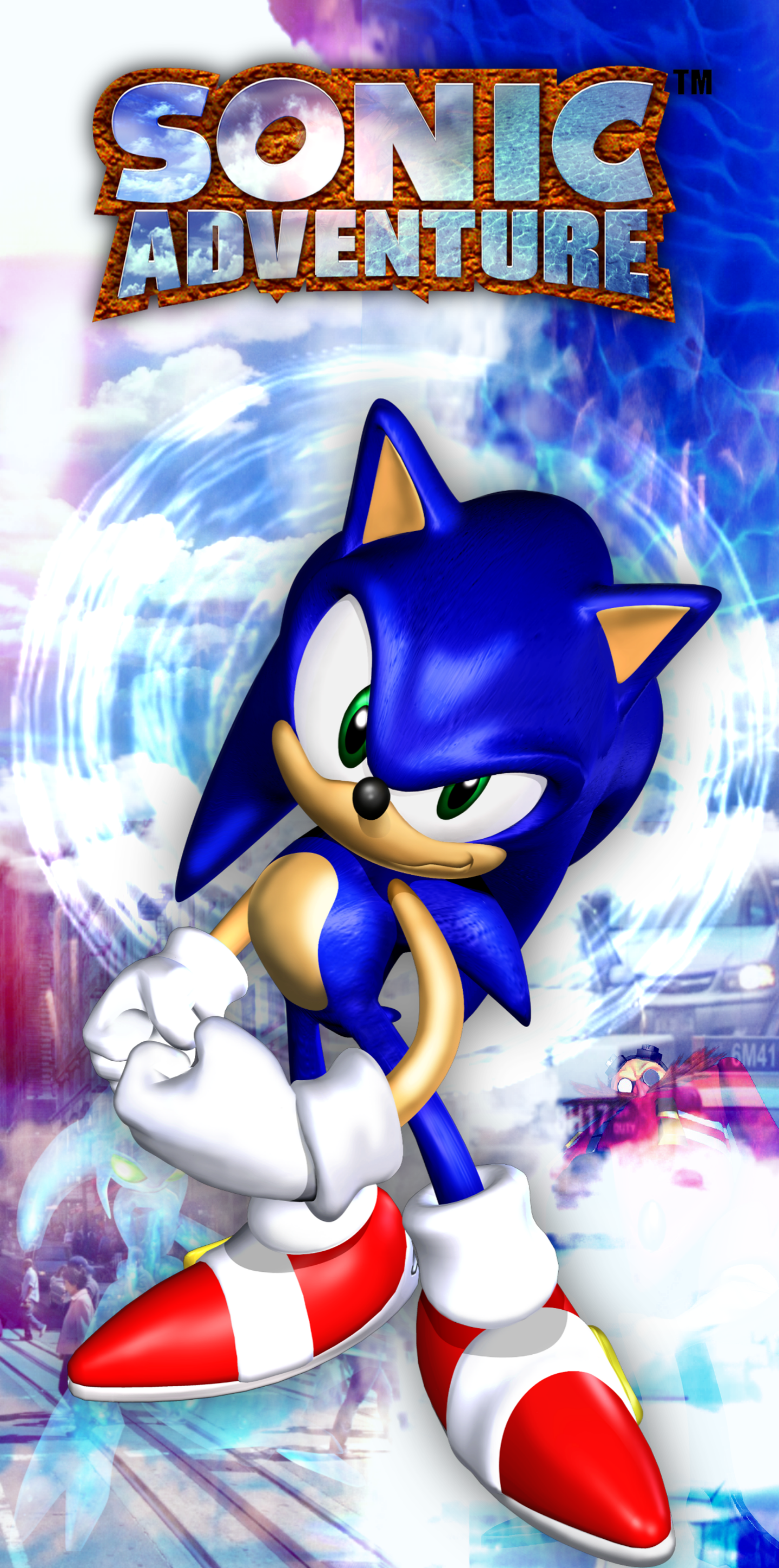 Sonic Adventure Phone Wallpaper I Made
