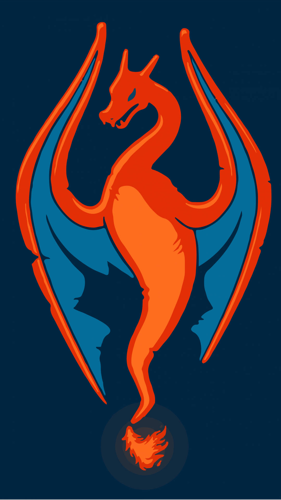 Download Charizard Digital Art Pokemon iPhone Wallpaper