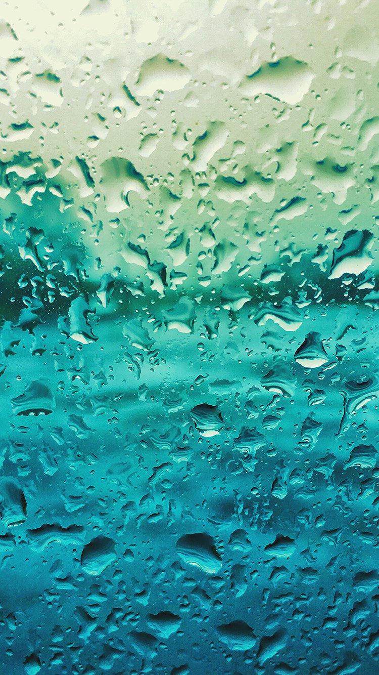 iPhone 6 wallpaper. rain drop window blue pattern