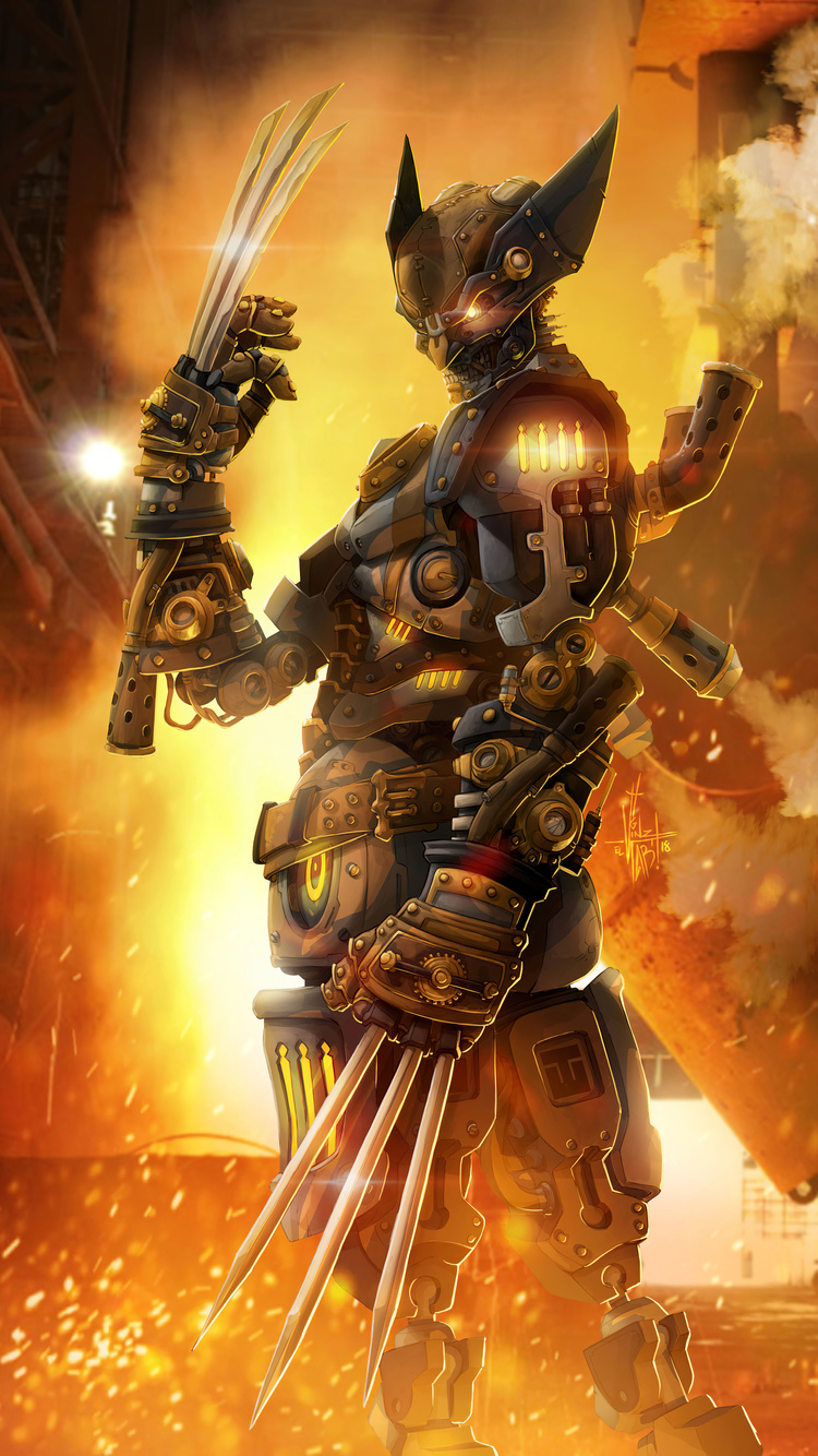 Wolverine Steampunk 4k iPhone 6, iPhone 6S, iPhone 7 , HD 4k Wallpaper, Image, Background, Photos and Picture