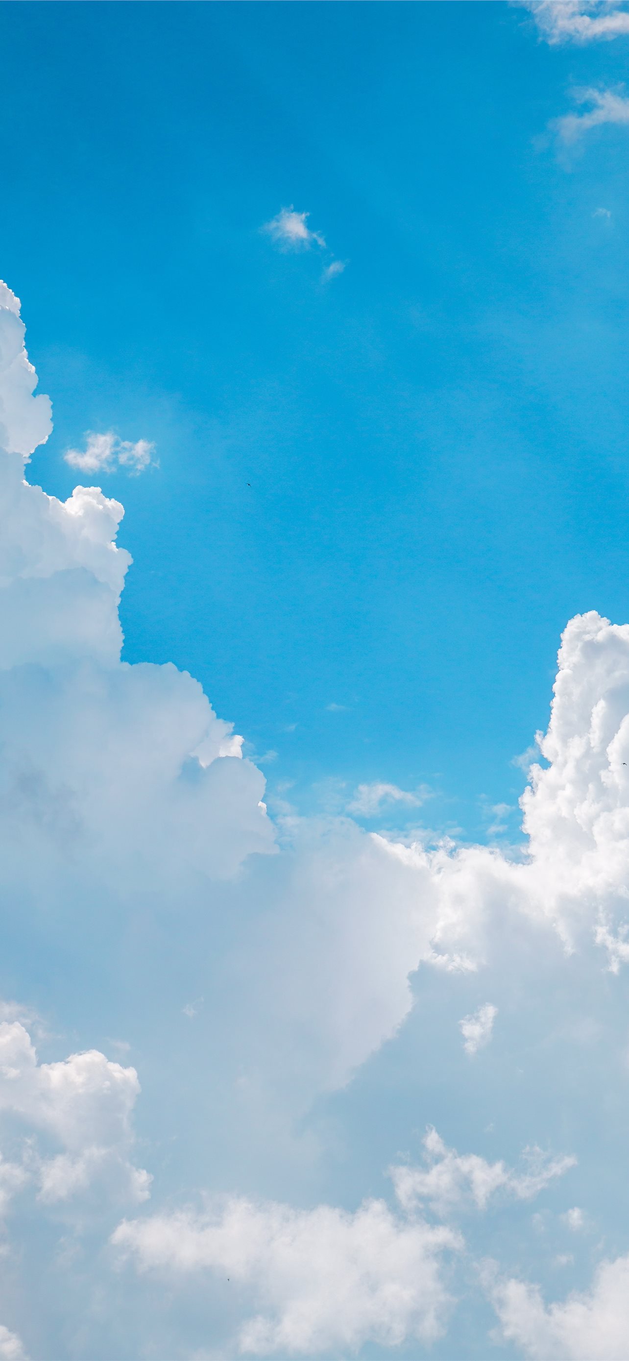 white clouds and blue sky during daytime iPhone Wallpaper Free Download