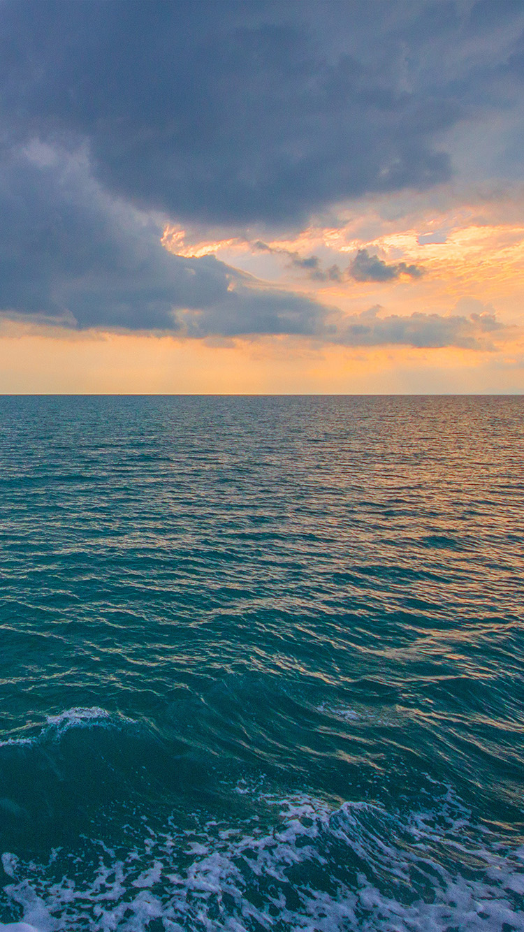 iPhone wallpaper. sunny sea sunset ocean water nature