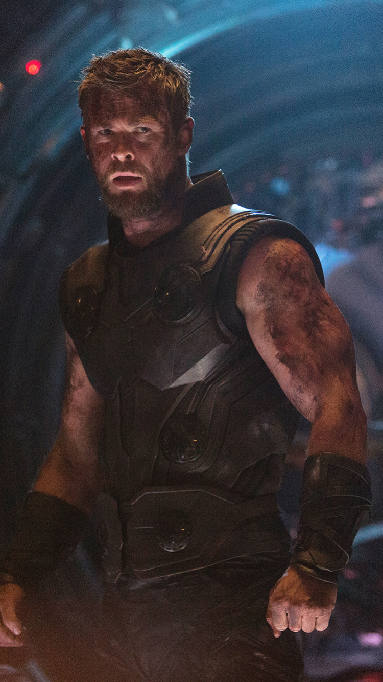 Download Chris Hemsworth Thor Movie Avengers: Infinity War Phone Wallpaper