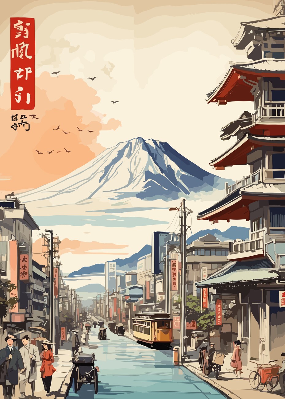 Art Print Vintage Japan