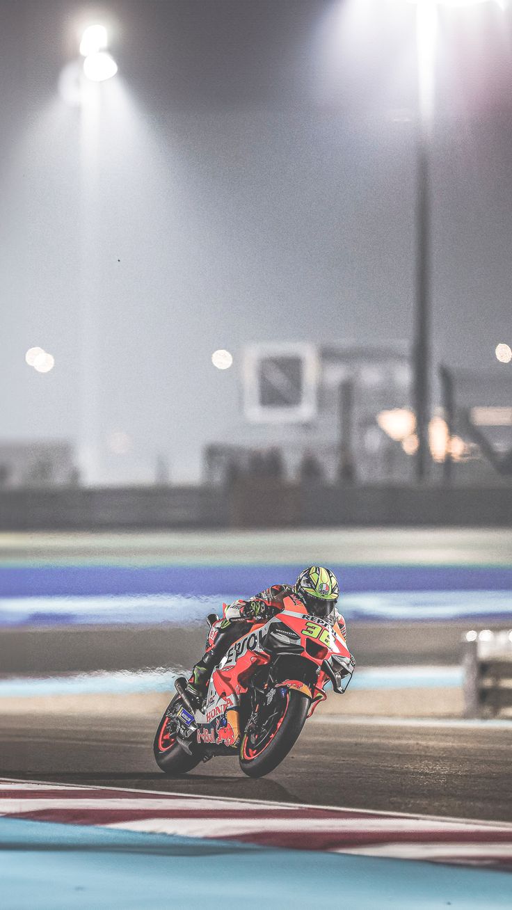 Joan Mir MotoGP Phone Wallpaper. Repsol Honda. Qatar Grand Prix 2023