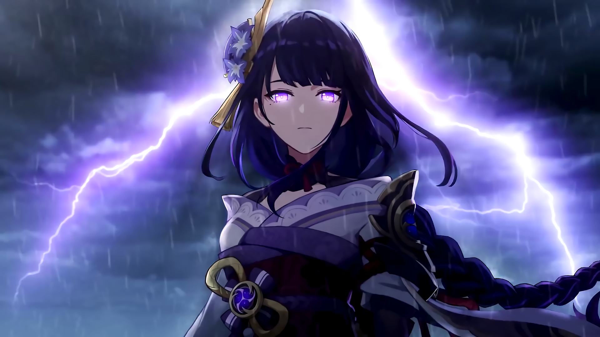 Raiden Shogun Wallpaper [4k] (from teaser) Genshin Impact