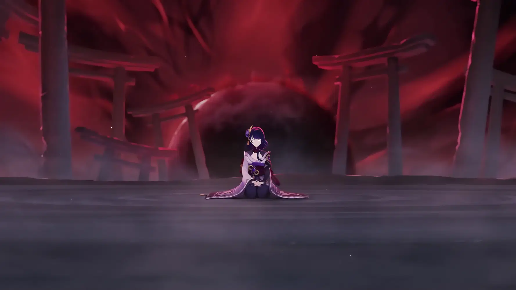 Raiden Shogun Wallpaper [4k] (from teaser) Genshin Impact