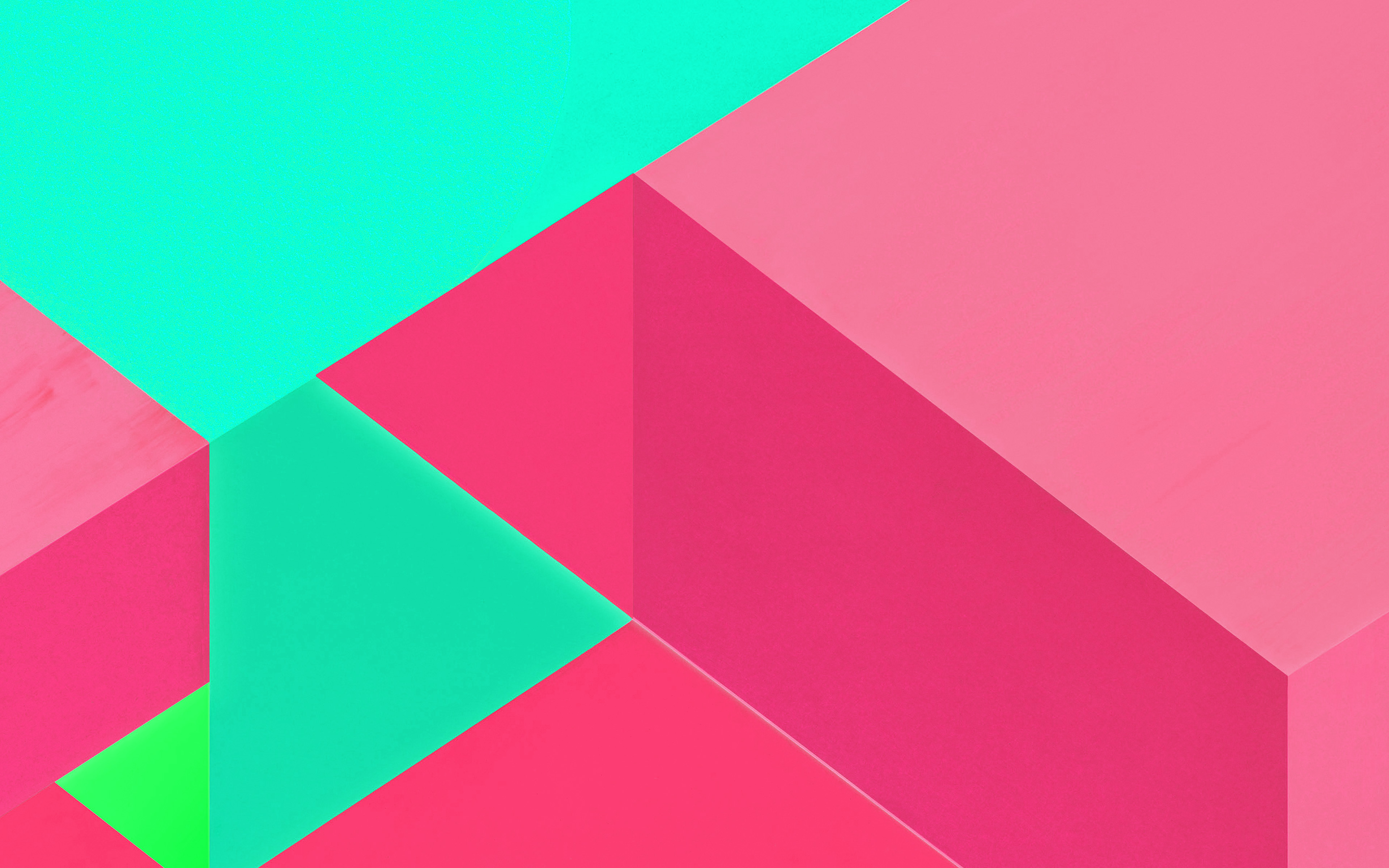 wallpaper for desktop, laptop. android marshmallow new green pink pattern