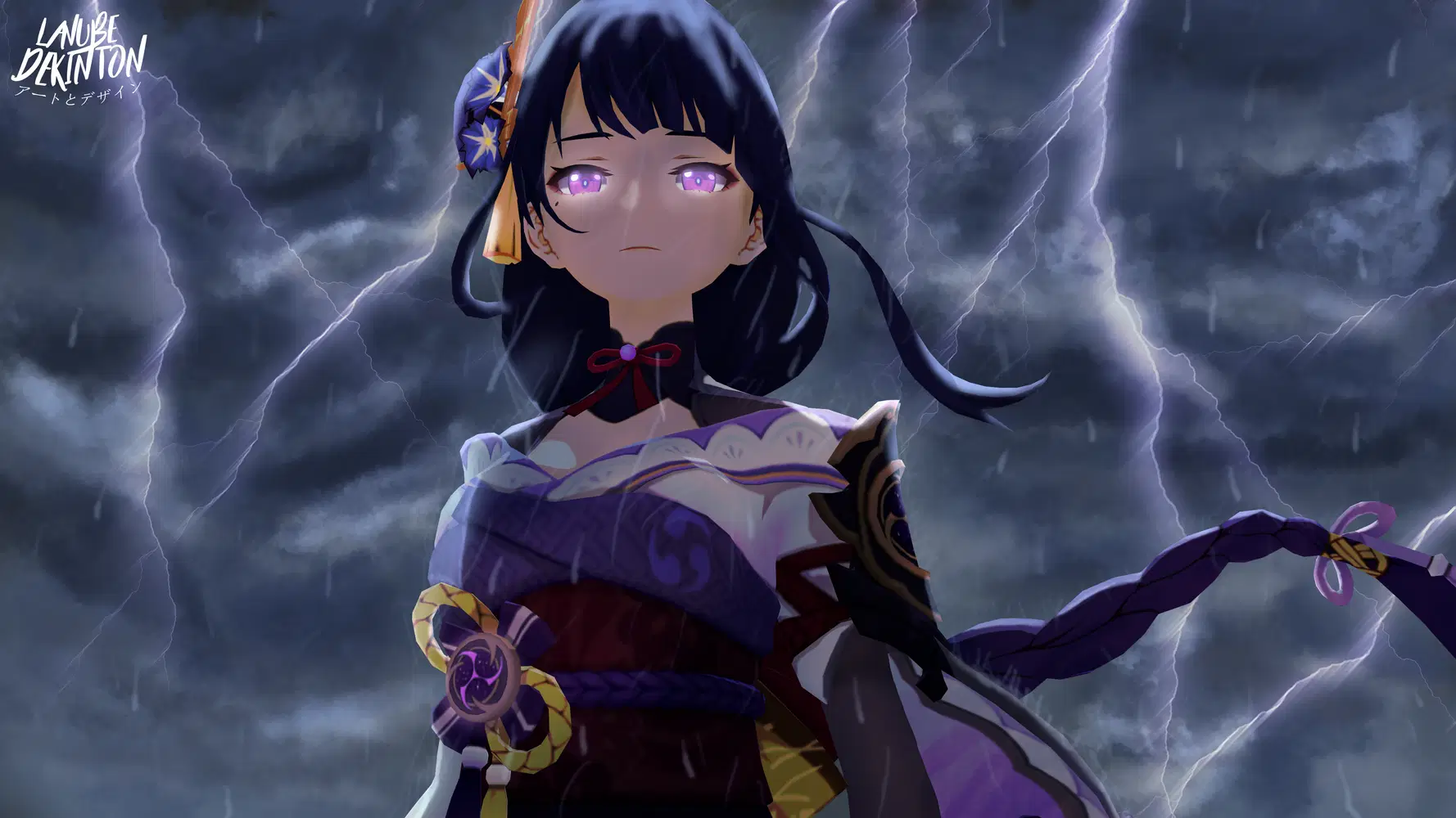 PC Wallpaper of the Week: Shogun Raiden, Scaramouche, Signora, Razor and Noelle. Genshin Impact