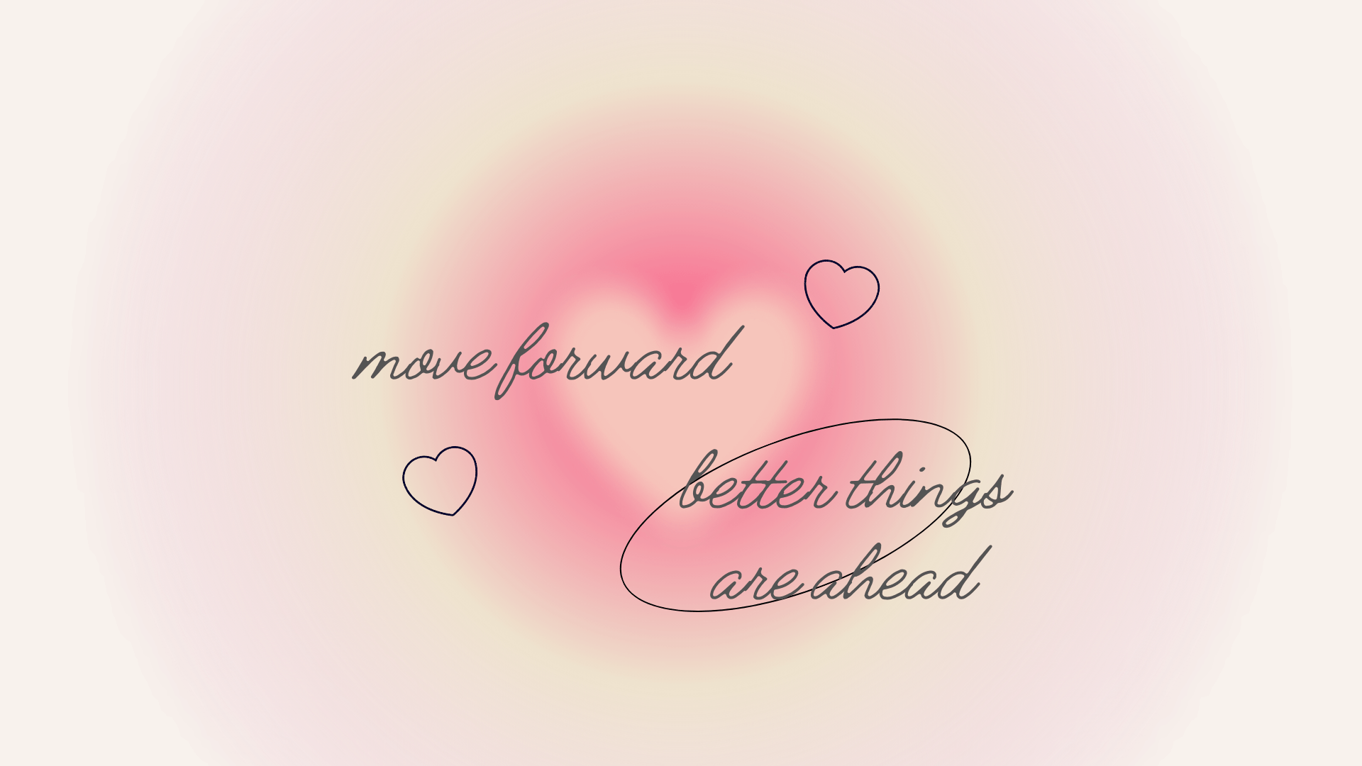 rom¡ta Aqua Aesthetic Quotes Desktop Wallpaper