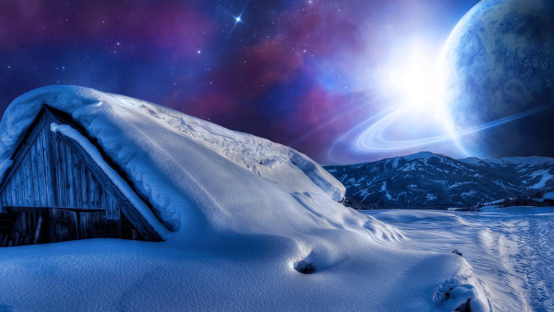 Sky cold planet Desktop wallpaper 1920x1080
