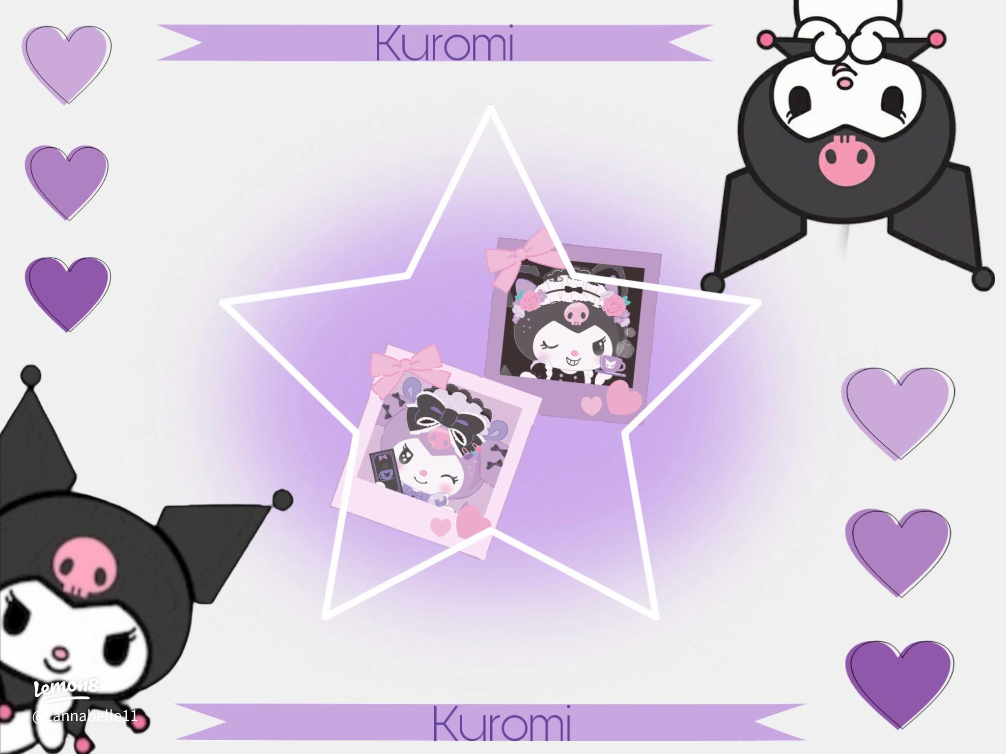 Adorable Kuromi Wallpaper for iPad for Fans!