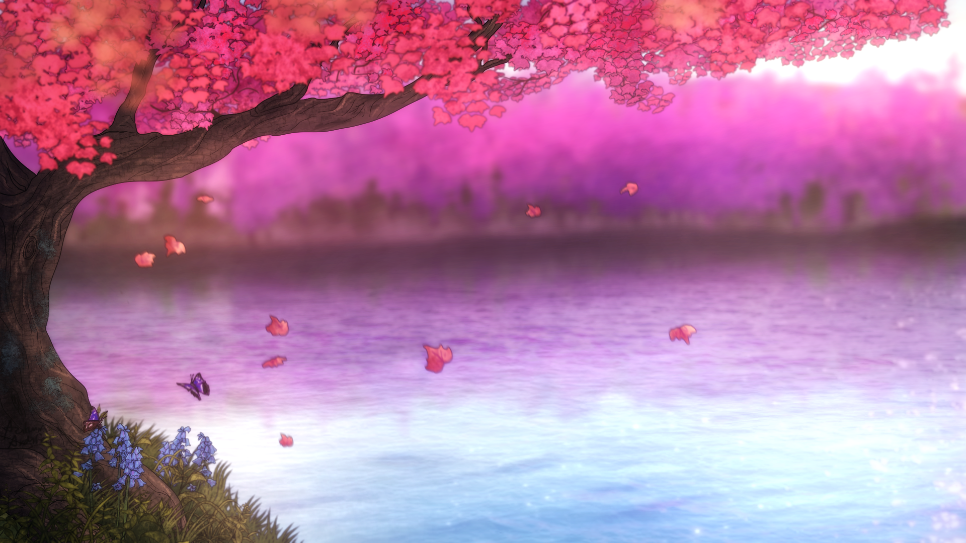 Subtle Pride Flag Wallpaper (NB, Trans, Bi, Pan)