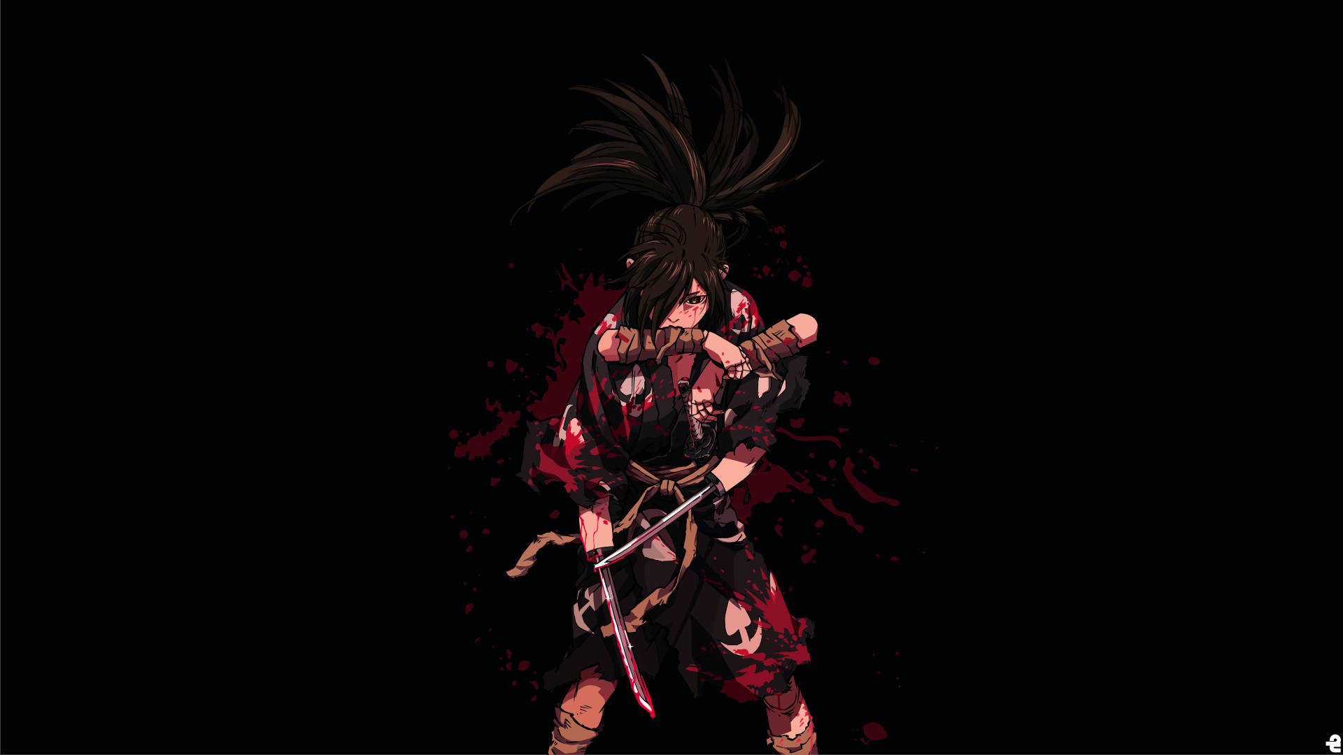 Download Hyakkimaru is about to unleash the power of Dororo Wallpaper
