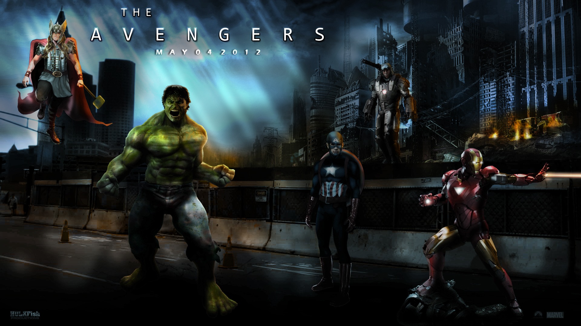 The Avengers 2012 HD Movie Desktop Wallpaper 01