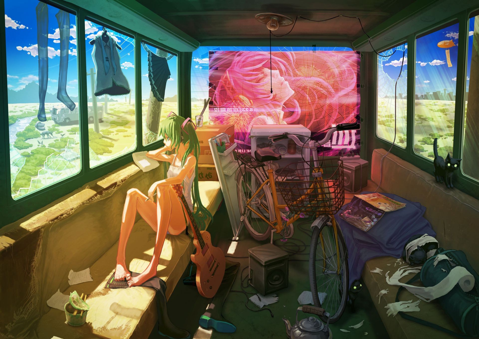 Creative chaos in the girls room