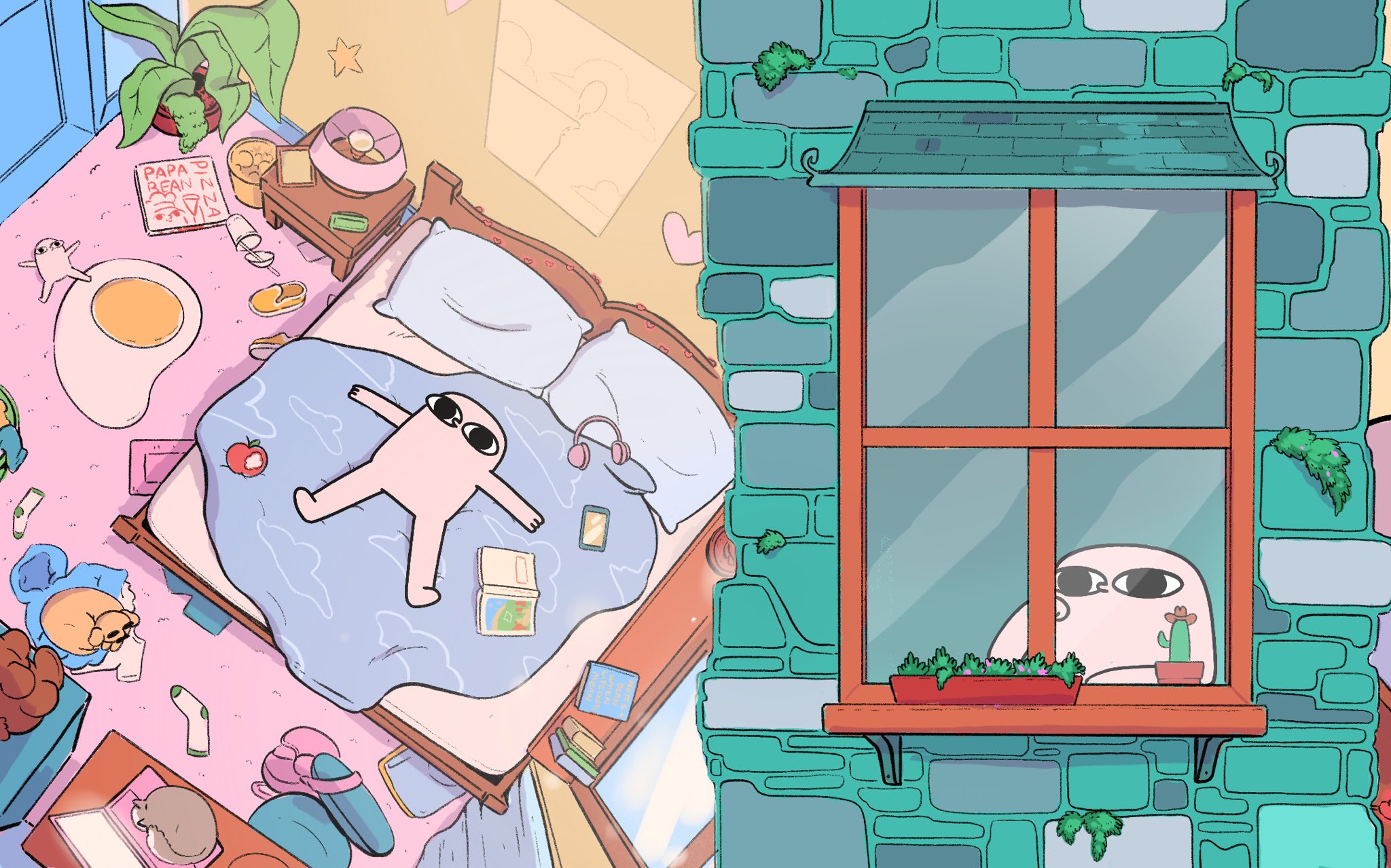 ketnipz a comic thingy about self isolation. The whole continuous swipe thing works better on instagram but still