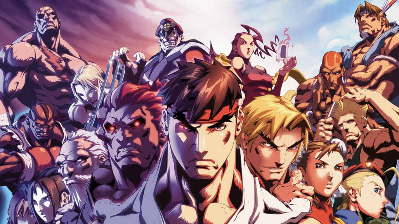 Download Good And Evil Street Fighter Desktop Wallpaper