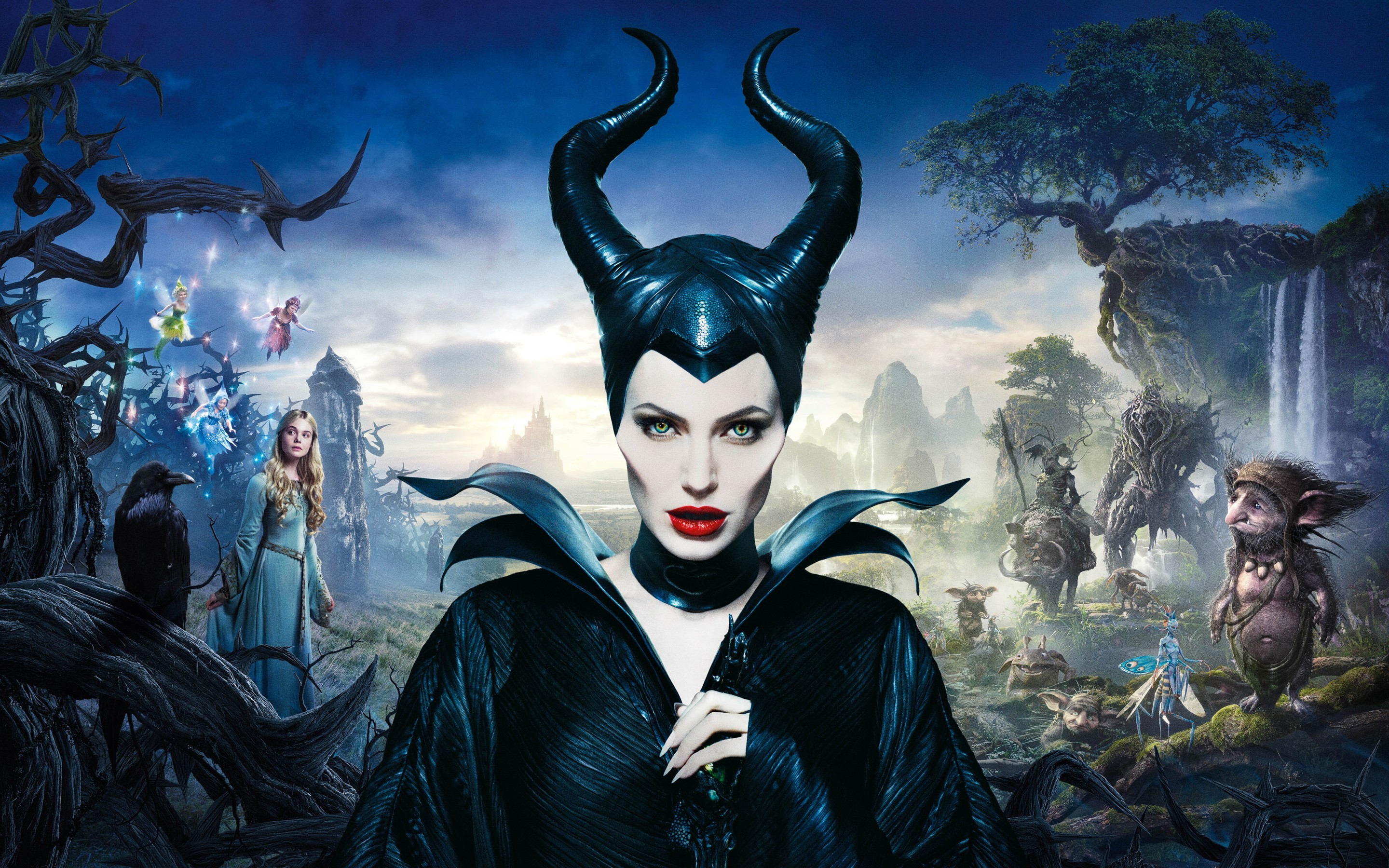 Maleficent, Angelina Jolie, Actress, Movies Wallpaper HD / Desktop and Mobile Background