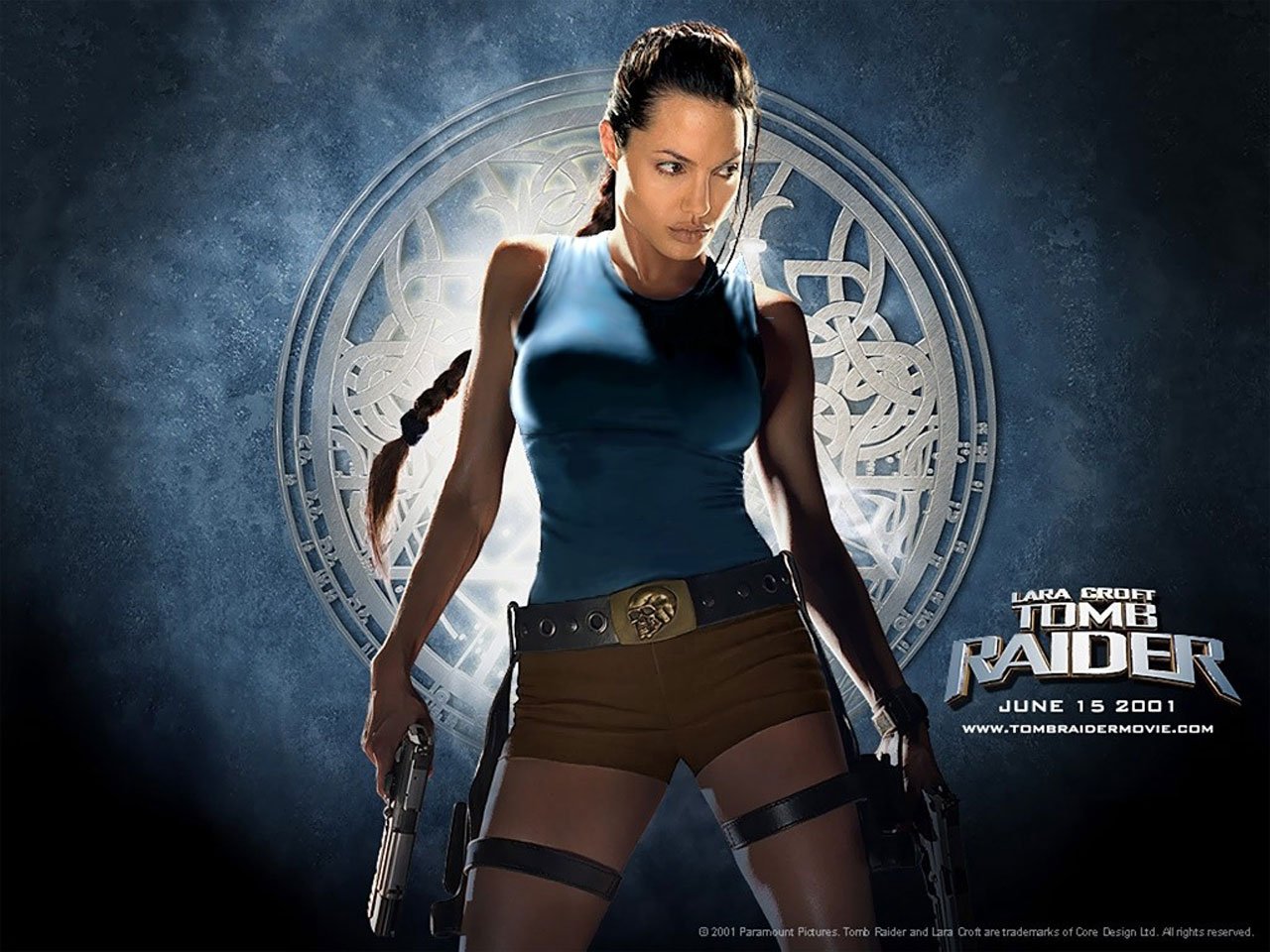 Posterhouzz Movie Lara Croft: Tomb Raider Tomb Raider Angelina Jolie HD Wallpaper Background Fine Art Paper Print Poster_** MOV4511, Amazon.in: Home & Kitchen