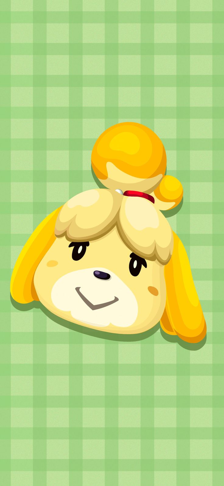 Animal Crossing Isabelle Green Wallpaper