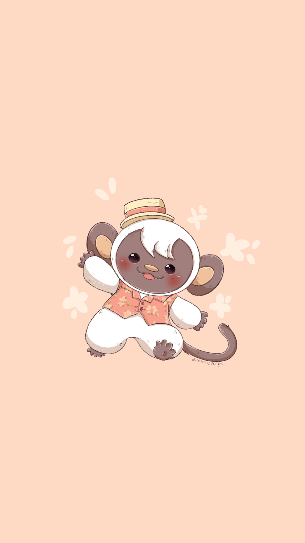 Niko from Animal Crossing Phone Wallpaper and Desktop Wallpaper