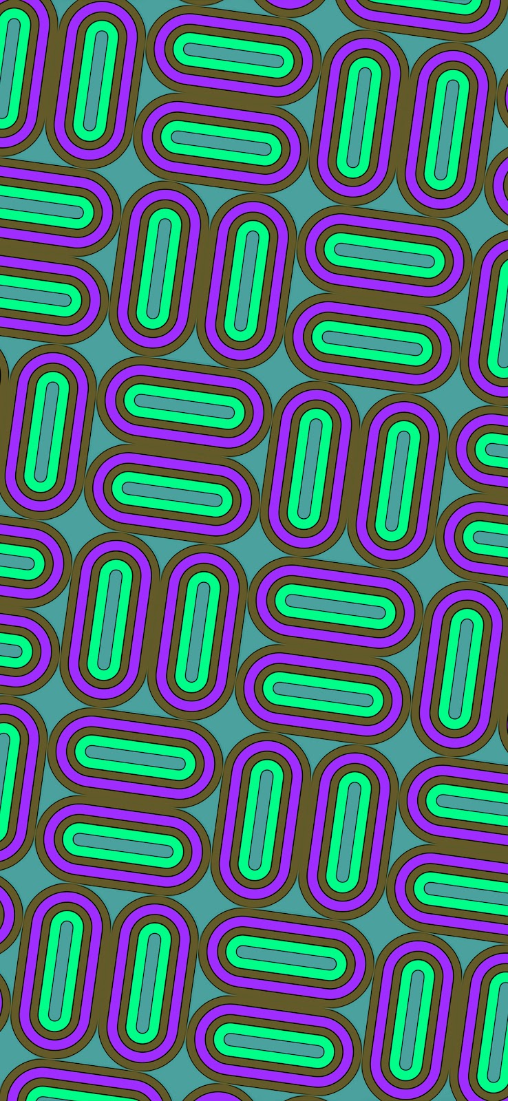 Retro Groove Pattern HD Wallpaper for Mobile
