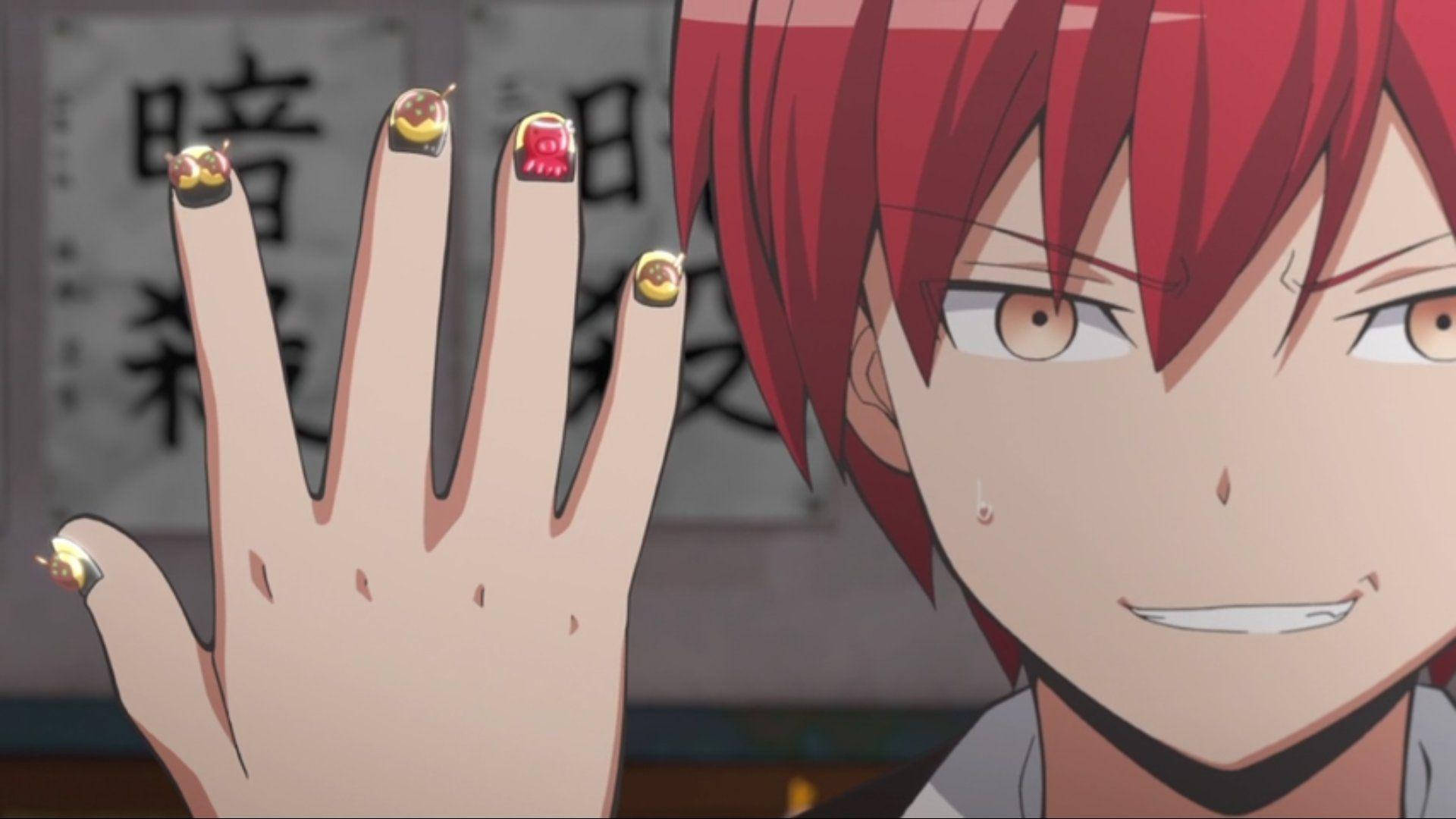 Karma Akabane Background