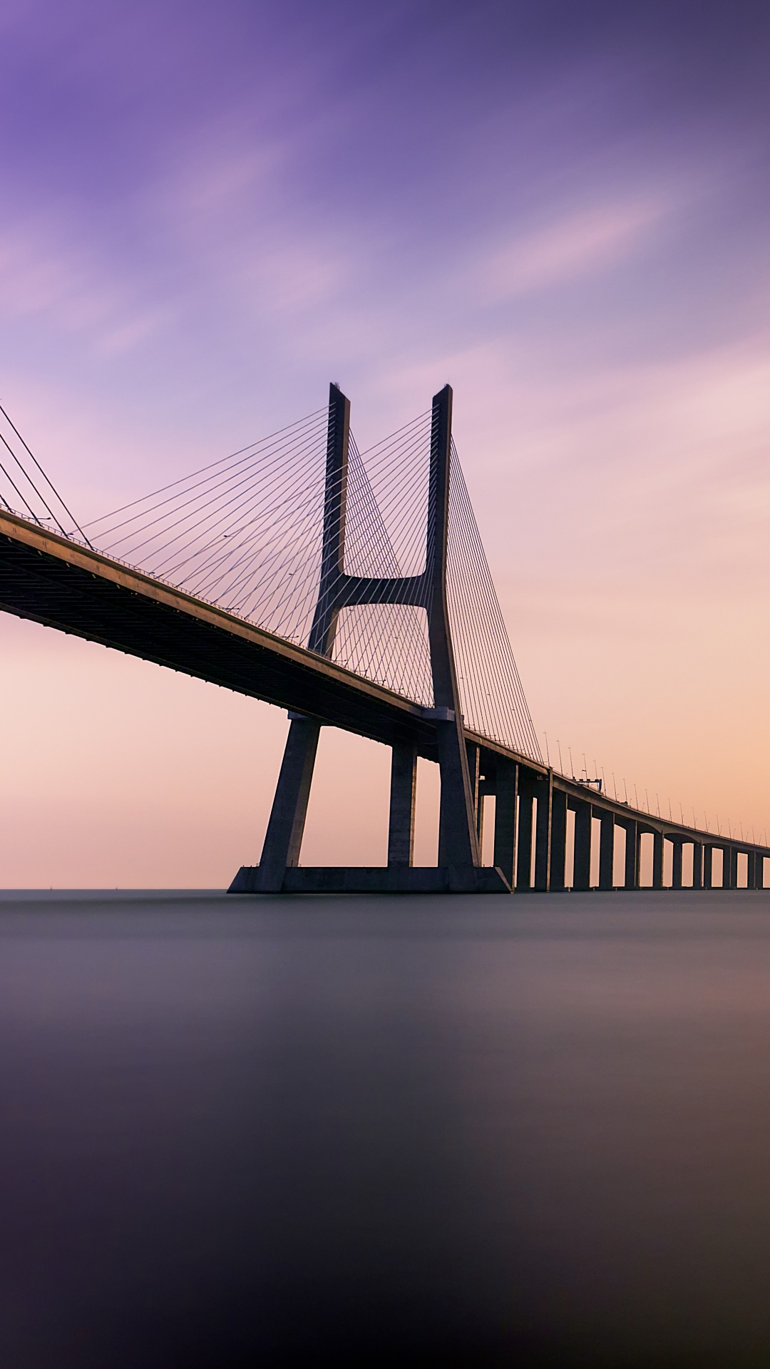 Vasco da Gama Bridge Wallpaper 4K, Lisbon, Portugal, Tagus River