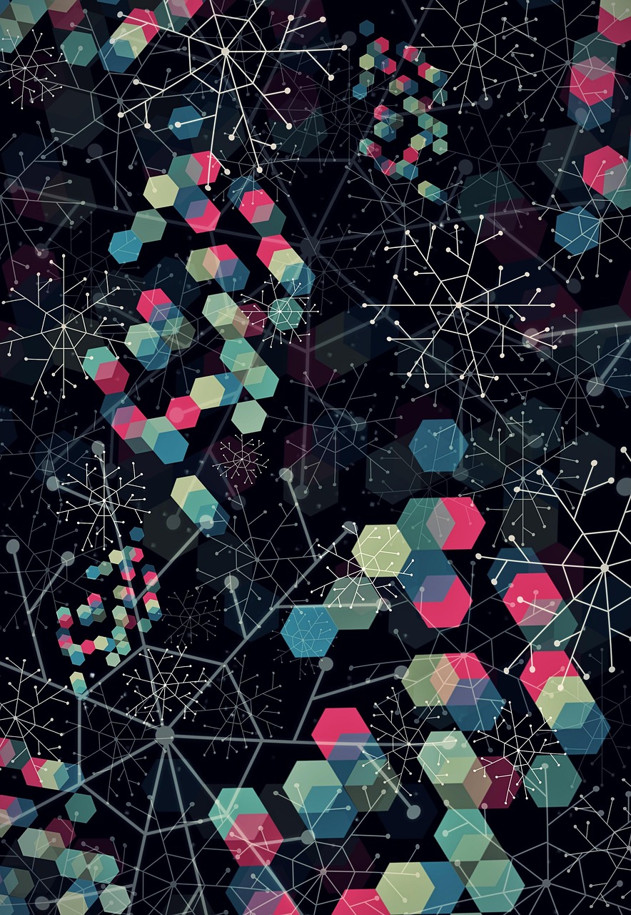 Download Hexagon Pattern Snowflake Pattern Mobile Wallpaper. Royalty Free Stock Illustration Image