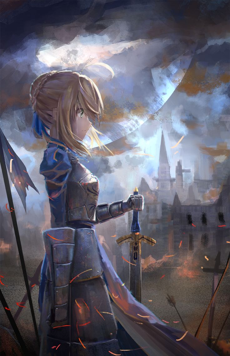 Saber (Fate Stay Night) Mobile Wallpaper By Pixiv Id 4262983 Anime Image Board