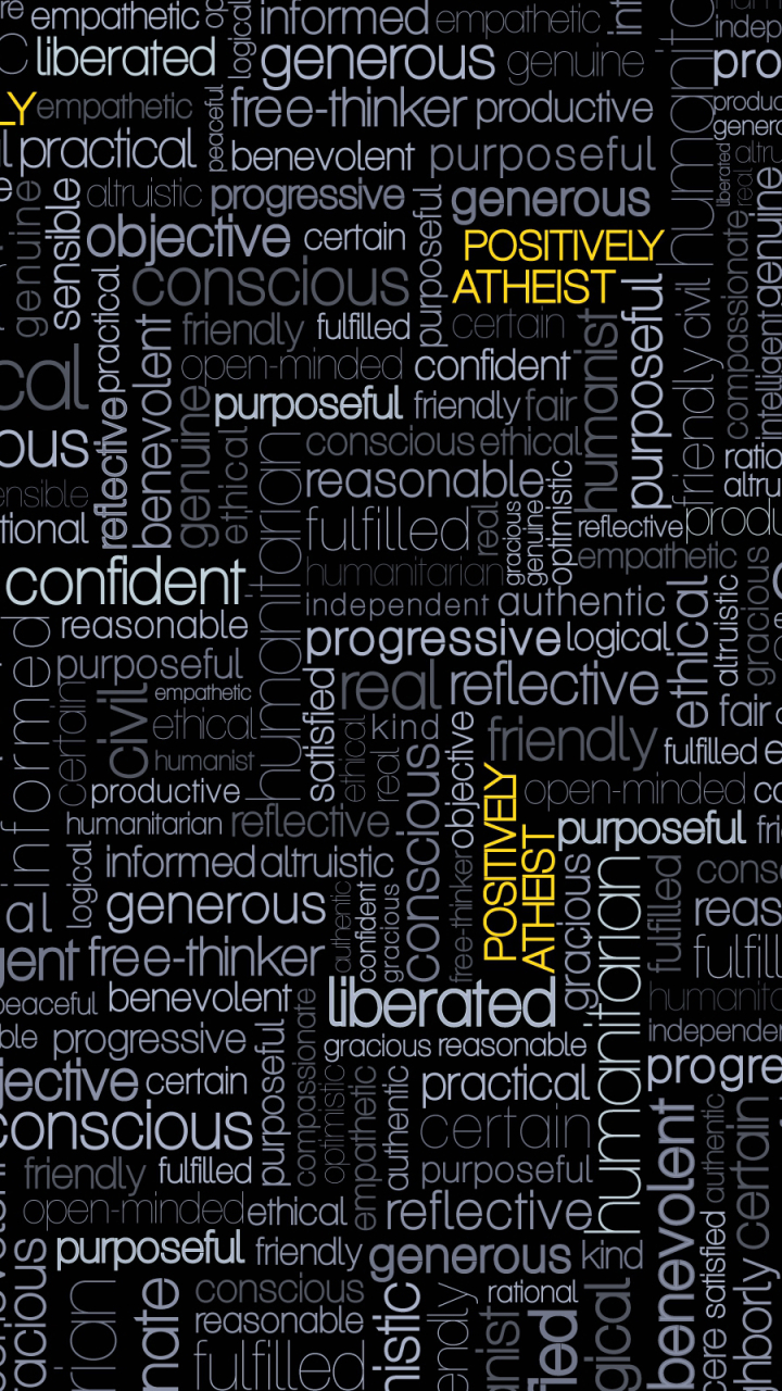 Download Word Artistic Typography Phone Wallpaper