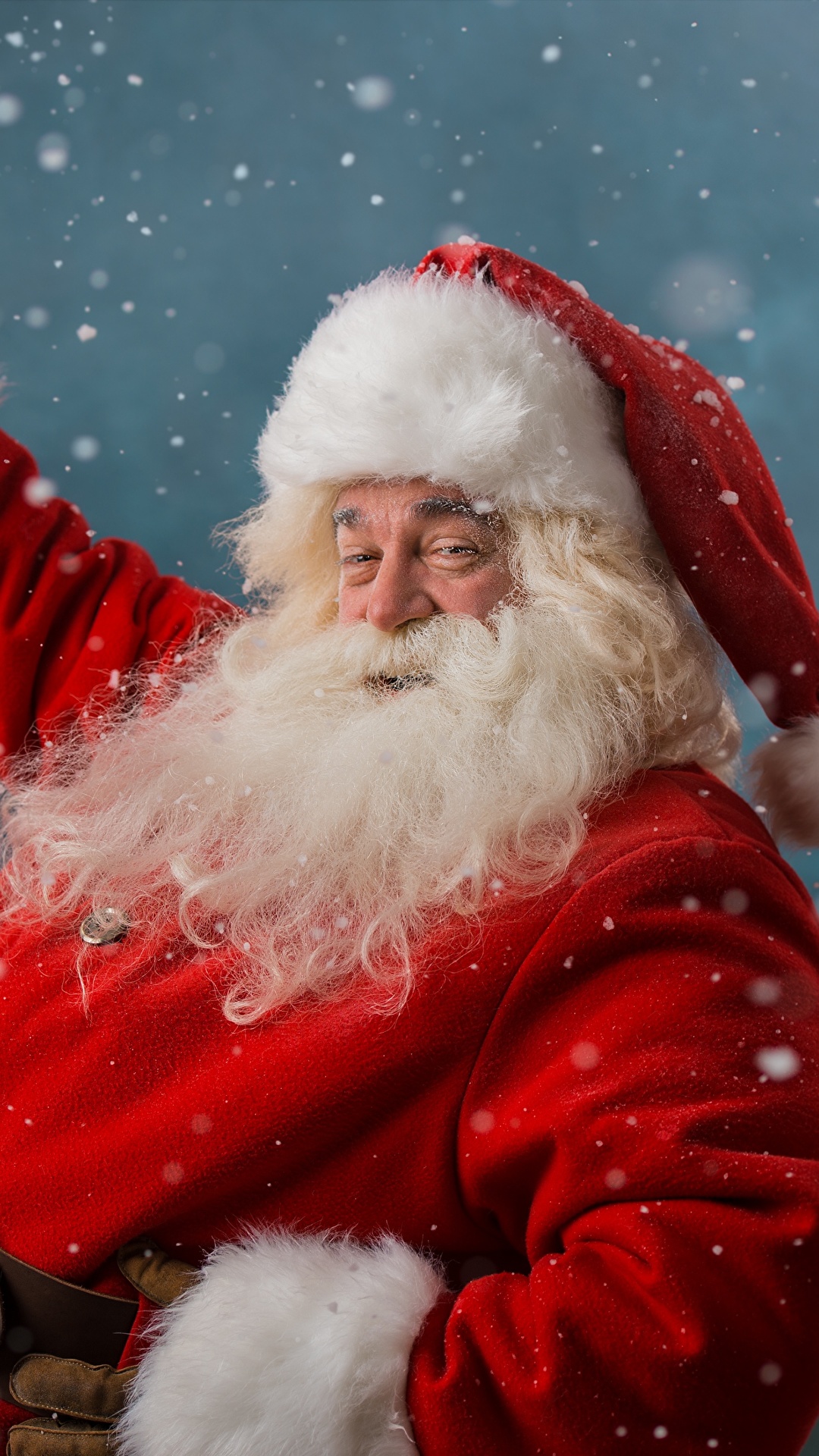 Picture Christmas beards Winter hat Santa Claus 1080x1920