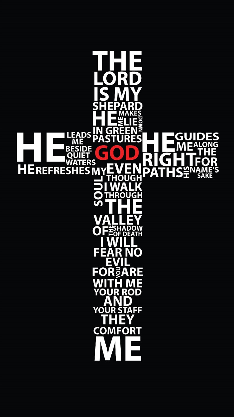 Free Cross Typography Wallpaper For Your Phone