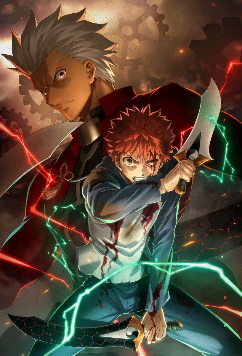 Fate Stay Night Unlimited Blade Works Anime 10th Anniversary Visual Drawn By Tomonori Sudou
