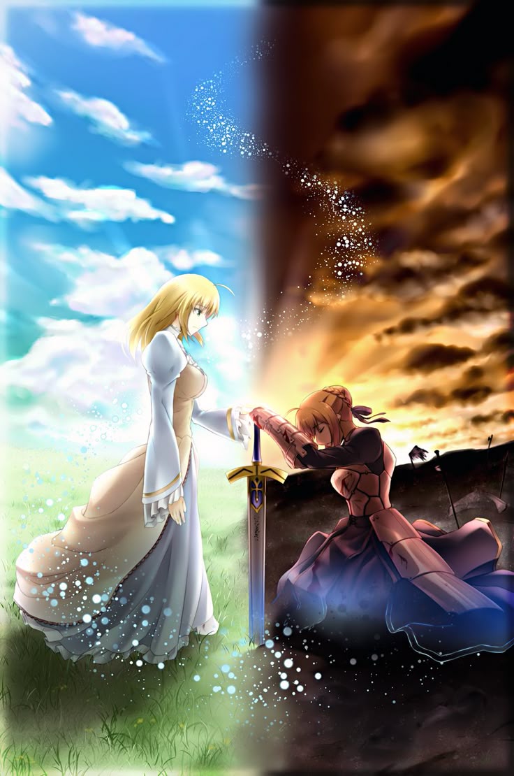 Saber (Fate Stay Night) Mobile Wallpaper By Kokutou (Mangaka) Anime Image Board